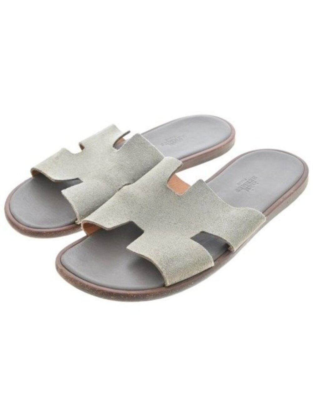Hermes Sandals Khaki